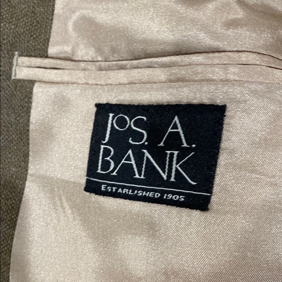 Jos A Banks 2 button brown tweed sport coat Size 42R - Picture 3 of 4